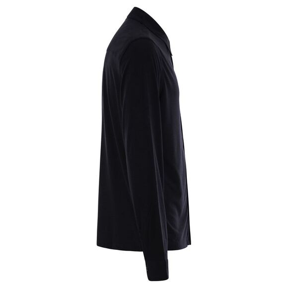 Majestic Men Long-Sleeved Lyocell And Cotton Shirt
